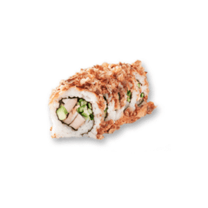 Chicken Katsu Avo Inside out roll 4 Pcs